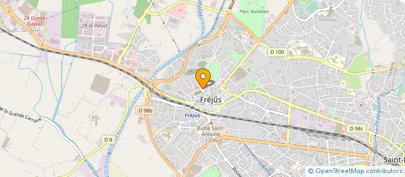 localisation de l'entreprise RBBT AMENAGEMENT à FREJUS