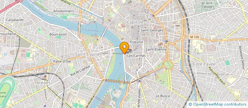 localisation de l'entreprise RBC  TOULOUSE