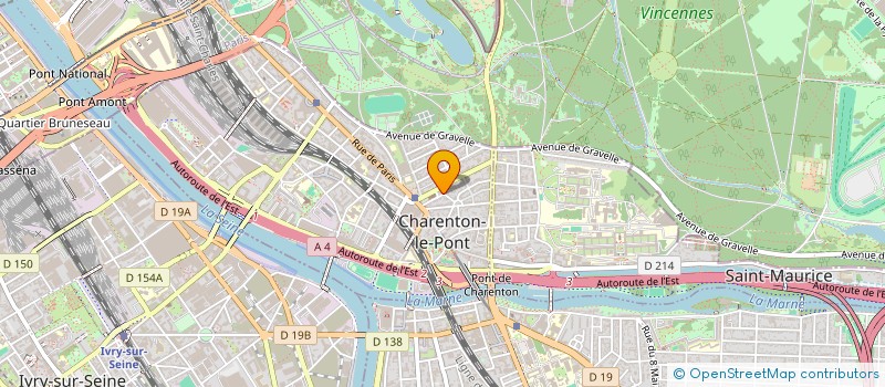 localisation de l'entreprise RBC GROUP SENART à CHARENTON-LE-PONT