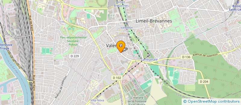 localisation de l'entreprise RBC MENUISERIES ET DEPANNAGES  VALENTON