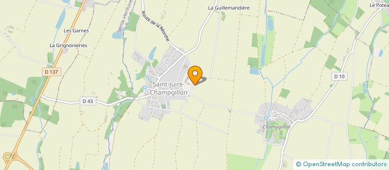 localisation de l'entreprise RBD à SAINT-JUIRE-CHAMPGILLON