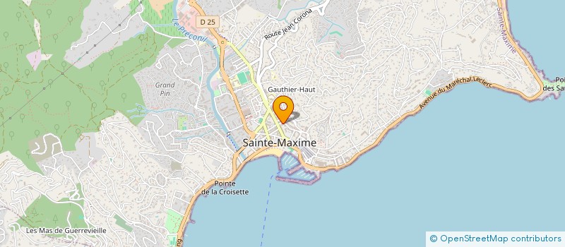 localisation de l'entreprise RBD à SAINTE-MAXIME