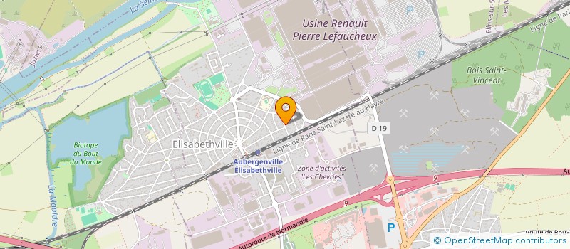 localisation de l'entreprise RBD CONSULTING  AUBERGENVILLE