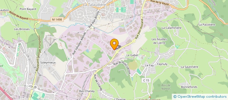localisation de l'entreprise RBDH LA TALAUDIERE à LA TALAUDIERE