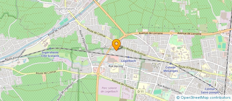 localisation de l'entreprise RBDIS à WINTZENHEIM
