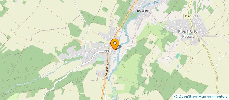 localisation de l'entreprise RBE CREATION  VERT