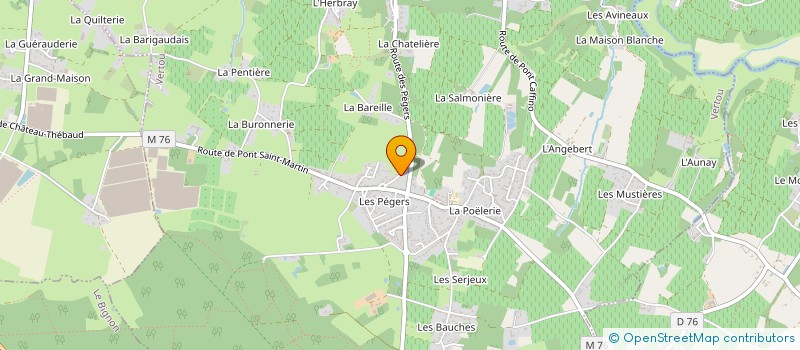 localisation de l'entreprise RBE IMMO  VERTOU