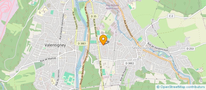 localisation de l'entreprise RBE LOC  SELONCOURT