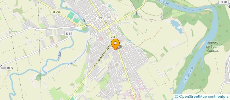 localisation de l'entreprise RBE TECHNOLOGIE  BISCARROSSE