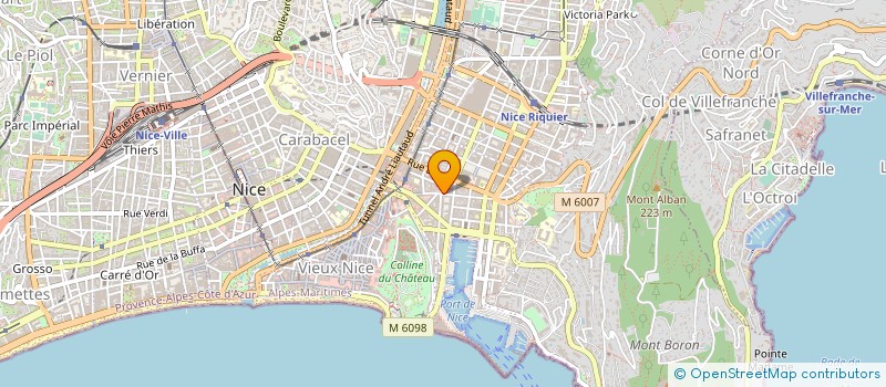 localisation de l'entreprise RBF à NICE