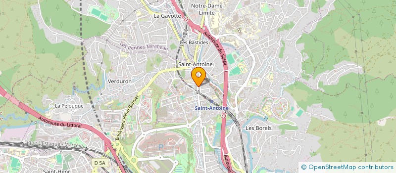 localisation de l'entreprise RBF  MARSEILLE