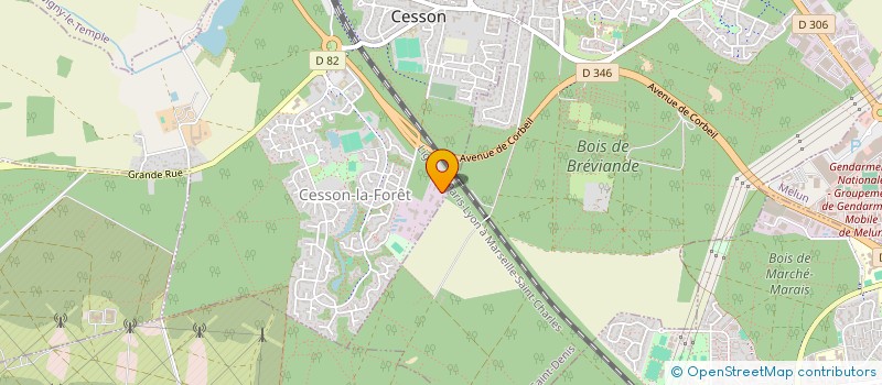 localisation de l'entreprise RBF BATIMENT  CESSON