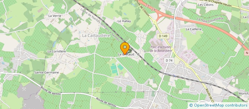 localisation de l'entreprise RBF RENOVATION DES BATIMENTS FRANCAIS  LA HAIE-FOUASSIERE