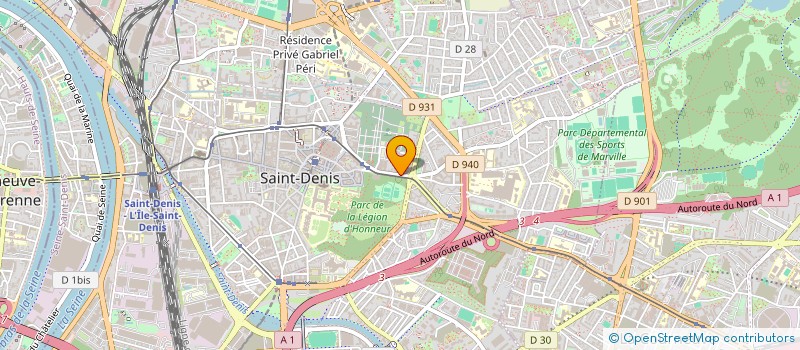 localisation de l'entreprise RBF SERVICE  SAINT-DENIS