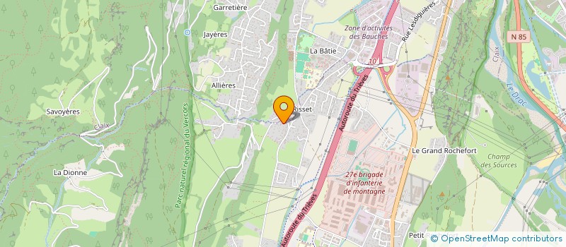 localisation de l'entreprise RBF SOLUTIONS  VARCES-ALLIERES-ET-RISSET