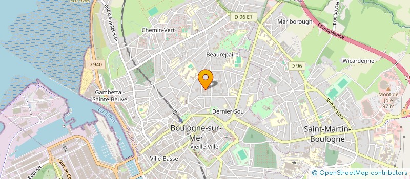localisation de l'entreprise RBF62 à BOULOGNE-SUR-MER