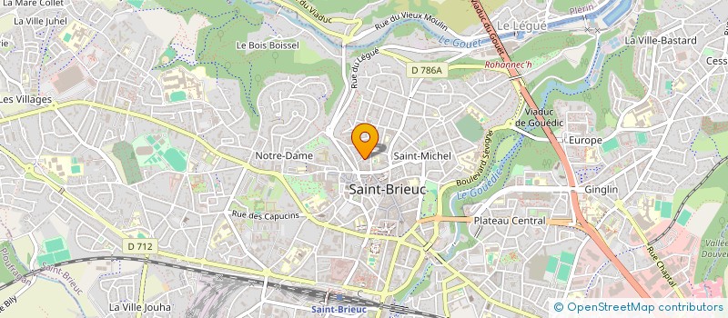 localisation de l'entreprise RBFES à SAINT-BRIEUC