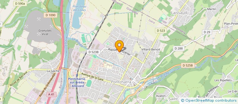 localisation de l'entreprise RBG TAXI à PONTCHARRA