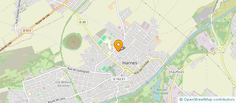 localisation de l'entreprise RBH  HARNES