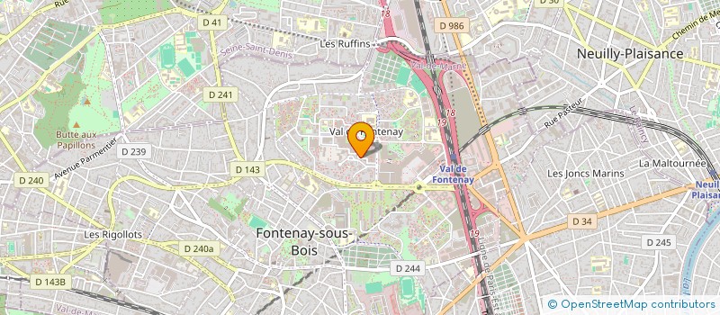 localisation de l'entreprise RBH GROUP à FONTENAY-SOUS-BOIS
