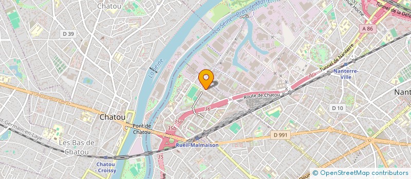 localisation de l'entreprise RBH INVEST à RUEIL-MALMAISON