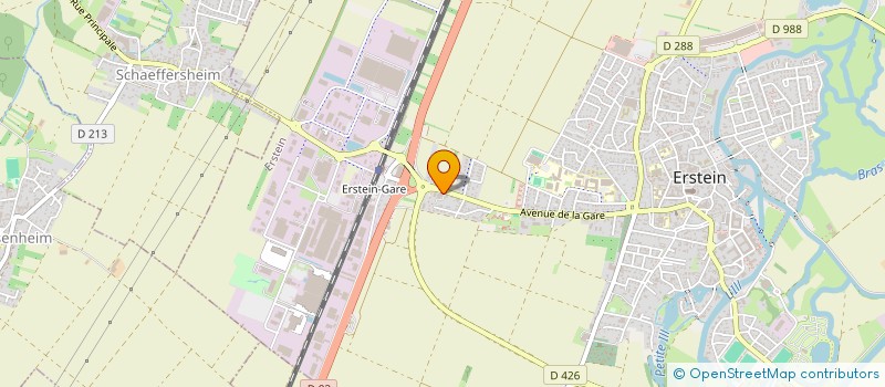 localisation de l'entreprise RBH ROBIN BAUMERT HOSPITALITY  ERSTEIN