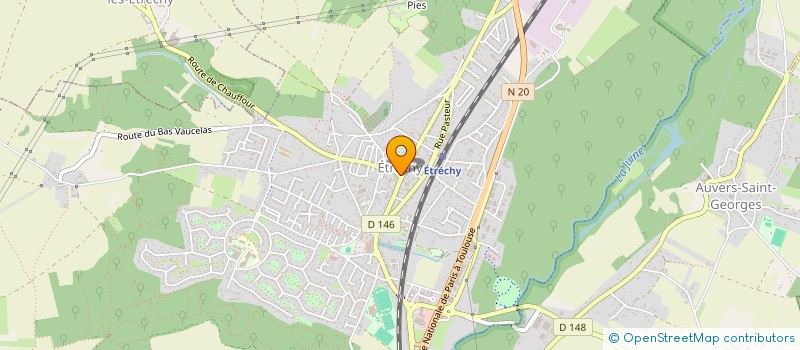 localisation de l'entreprise RBI  ETRECHY