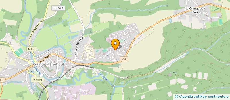 localisation de l'entreprise RBI CONSULTING  SAINTE-MENEHOULD