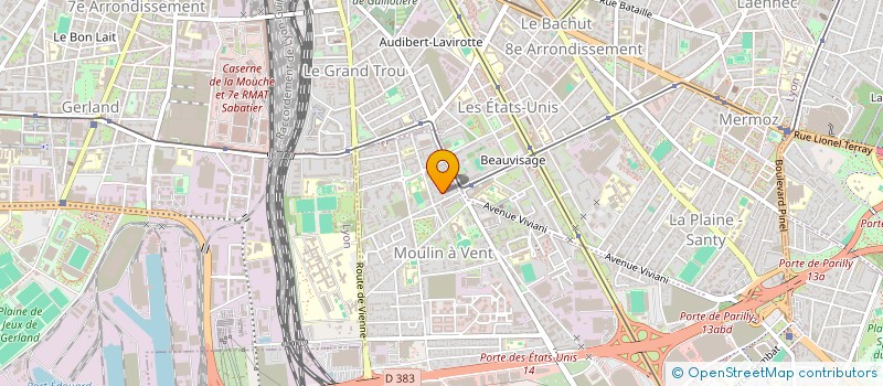 localisation de l'entreprise RBIFORMATION  VENISSIEUX