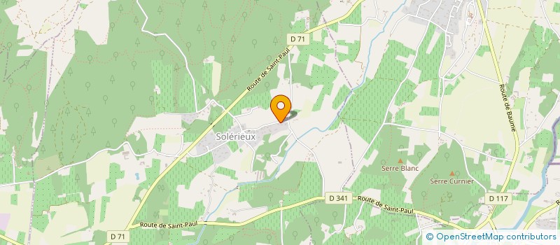 localisation de l'entreprise RBIMMO  SOLERIEUX