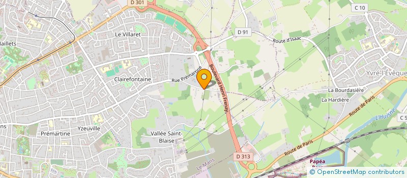 localisation de l'entreprise RBIMMOBILIER à LE MANS