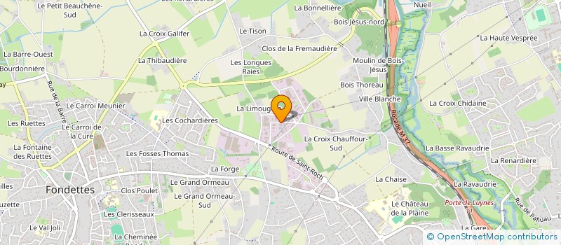 localisation de l'entreprise RBIRD à FONDETTES