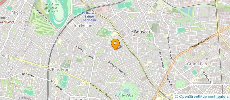 localisation de l'entreprise RBJ  LE BOUSCAT