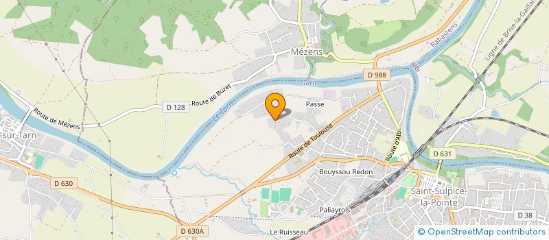 localisation de l'entreprise RBJ HOLDING  SAINT-SULPICE-LA-POINTE