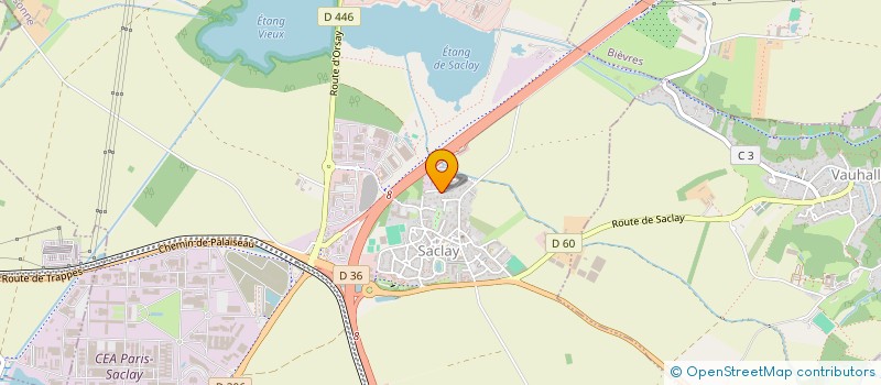 localisation de l'entreprise RBK GRUTIER PRO à SACLAY