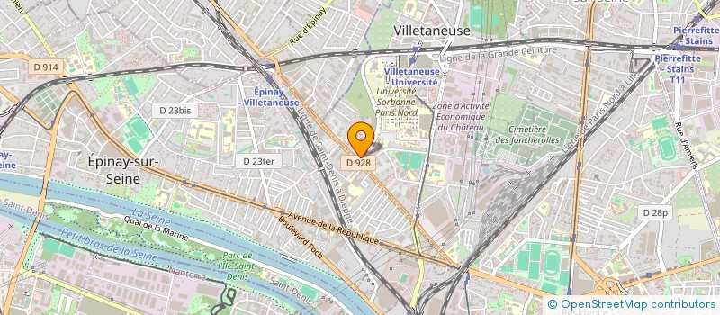 localisation de l'entreprise RBKZ DRIVE à VILLETANEUSE