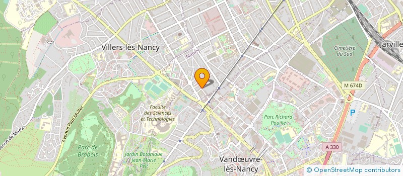 localisation de l'entreprise RBL à NANCY