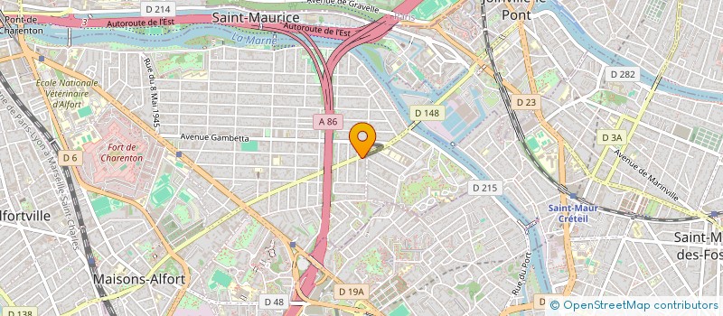 localisation de l'entreprise RBL BATIMENT à MAISONS-ALFORT