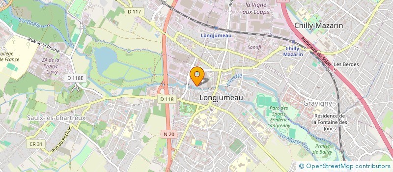 localisation de l'entreprise RBL CONNECT à LONGJUMEAU