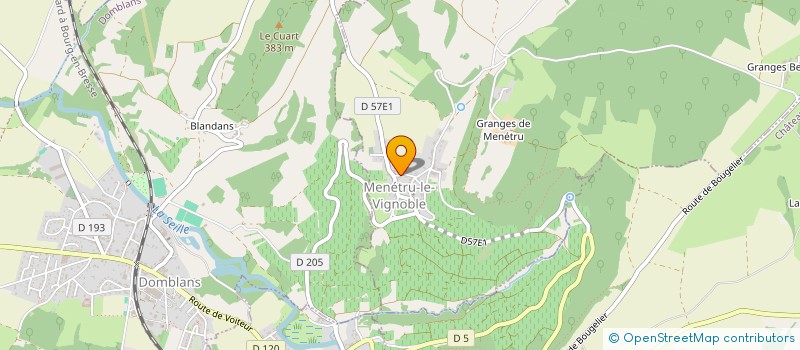 localisation de l'entreprise RBL SAVAGNIN  MENETRU-LE-VIGNOBLE