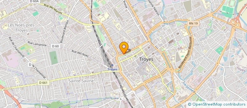 localisation de l'entreprise RBLC  TROYES