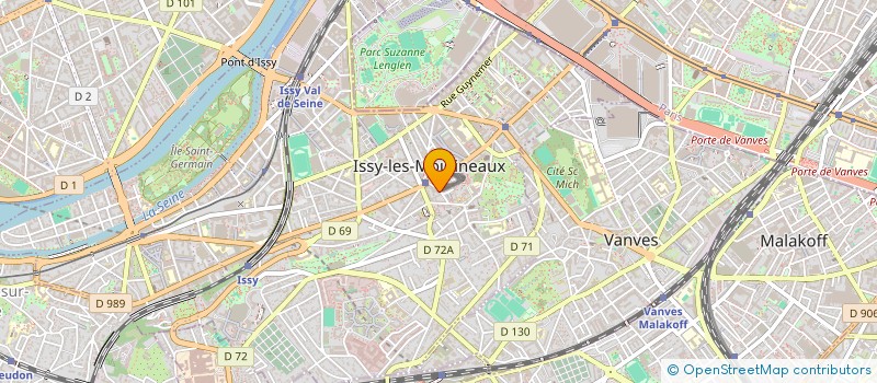 localisation de l'entreprise RBLOX à ISSY-LES-MOULINEAUX