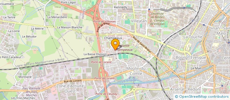 localisation de l'entreprise RBM 1  RENNES