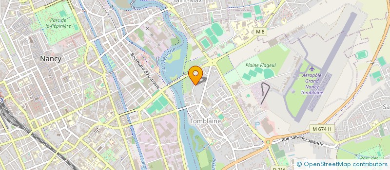 localisation de l'entreprise RBM 54  TOMBLAINE