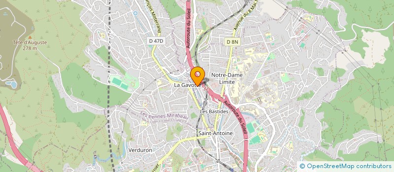 localisation de l'entreprise RBM à MARSEILLE