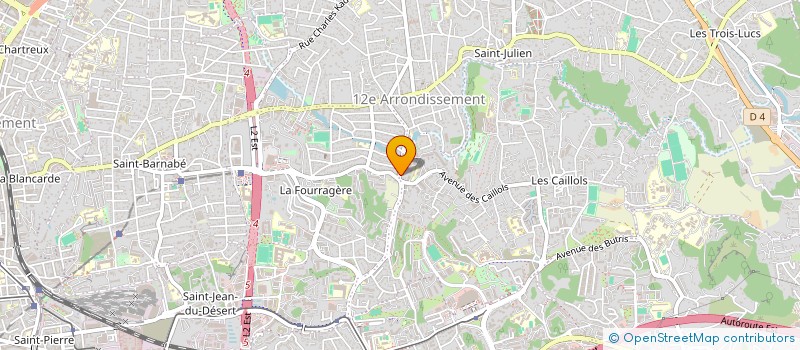 localisation de l'entreprise RBM à MARSEILLE