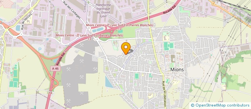 localisation de l'entreprise RBM ANIMATIONS  MIONS