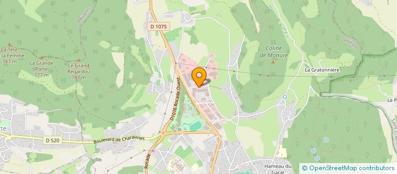 localisation de l'entreprise RBM ASSOCIES à VOIRON