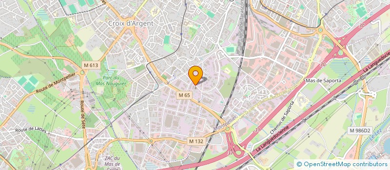 localisation de l'entreprise RBM AUTO 34 à MONTPELLIER