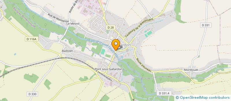 localisation de l'entreprise RBM COM à GALLARDON